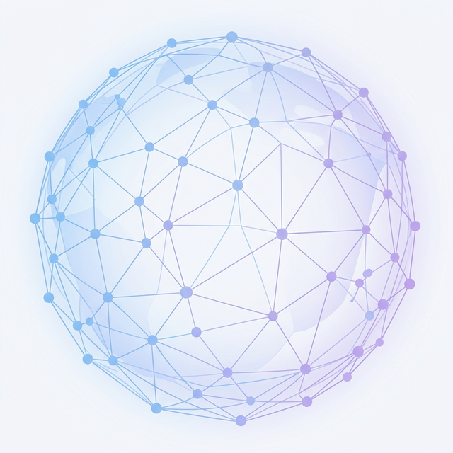 AI Wireframe Globe